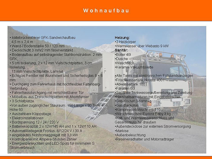 Spezialfahrzeug MAN 10.220 mit Wechselaufbau